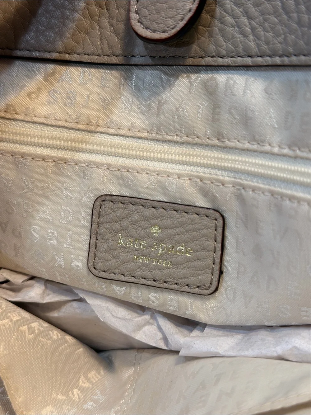 Kate spade medium grey bag